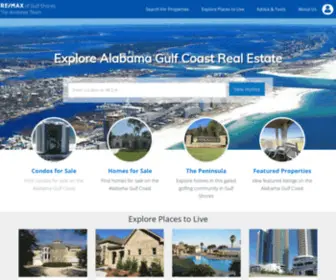 Alagulfcoast.com(Real Estate in Gulf Shores) Screenshot