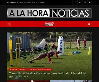 Alahora.cl(Noticias a la Hora) Screenshot