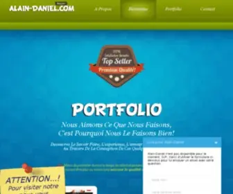 Alain-Daniel.com(葫芦岛敦萍信息科技有限公司) Screenshot