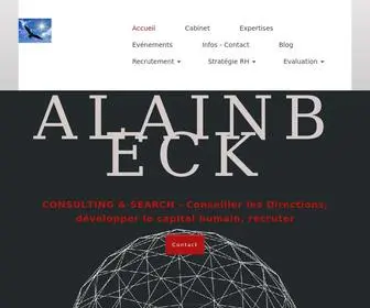 Alainbeck.com(Cabinet Conseil de Direction) Screenshot