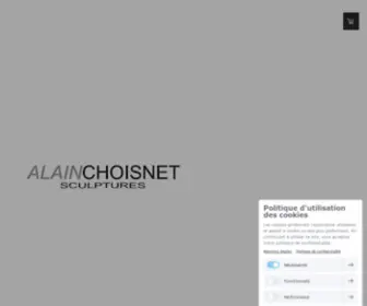 Alainchoisnet.fr(Présentation du sculpteur Alain Choisnet et de ses oeuvres) Screenshot