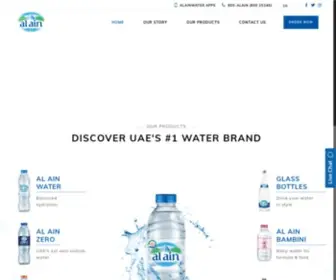 Alainwater.com(Drinking Water Company) Screenshot