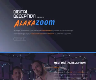 Alakazoom.net(Entertainment for virtual events) Screenshot
