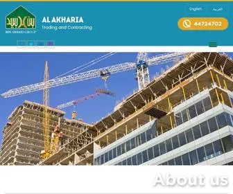 Alakharia.com(Al Akharia Trading and Contracting Co) Screenshot