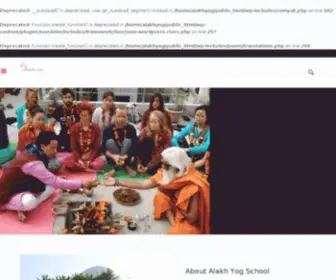 Alakhyog.com(Enroll in the Best Yoga School in India) Screenshot