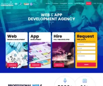 Alakmalak.com(Web development company) Screenshot