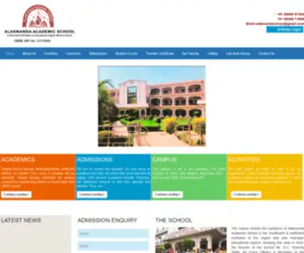 Alaknandaschool.in(Alaknanda Academic School) Screenshot