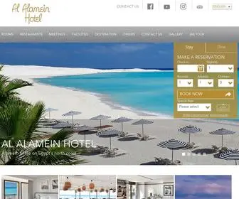 Alalameinhotel.com(Al Alamein Hotel) Screenshot