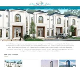 Alam-Sutera.com(Alam Sutera Official Website) Screenshot