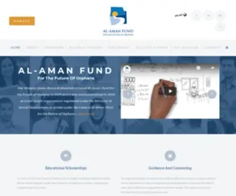 Alamanfund.jo(Al-Aman Fund) Screenshot