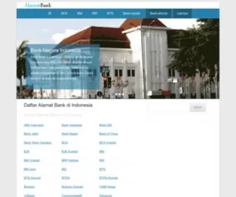 Alamatbank.com(Daftar Alamat Bank di Indonesia) Screenshot