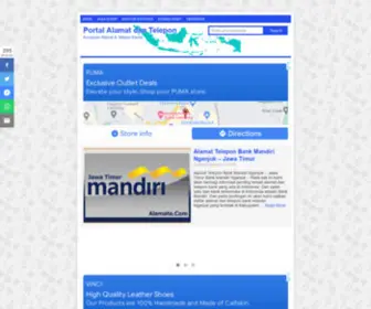 Alamate.com(Alamat kantor bangka belitung) Screenshot