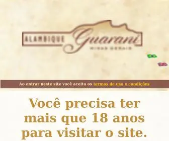 Alambiqueguarani.com.br(Alambique Guarani) Screenshot