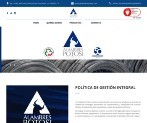 Alambrespotosi.com(Alambrespotosi) Screenshot