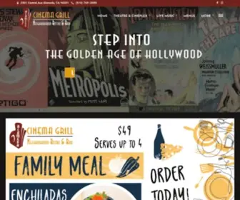 Alamedacinemagrill.com(Alameda Cinema Grill) Screenshot