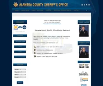 Alamedacountysheriff.org(Alameda County Sheriff's Office) Screenshot