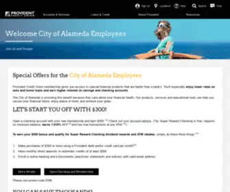 Alamedacu.org(News and Specials) Screenshot