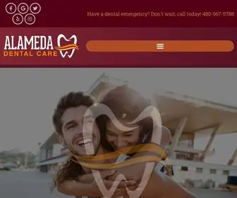 Alamedadentalaz.com(Family Dental Care Tempe Arizona) Screenshot