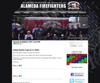 Alamedafirefighters.com(IAFF Local 689) Screenshot