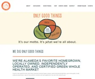 Alamedanaturalgrocery.com(Alameda Natural Grocery) Screenshot