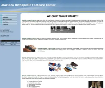 Alamedaorthopedic.com(Alameda Orthopedic Footcare Center) Screenshot