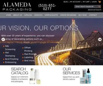 Alamedapackaging.com(Over 25 years of experience) Screenshot