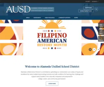 Alamedaunified.org(Alameda Unified School District) Screenshot