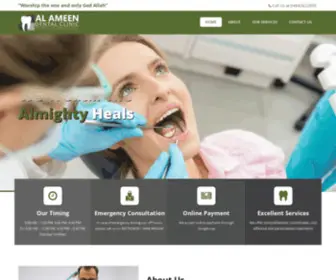 Alameendental.in(Al Ameen Dental Clinic Jalalia Complex) Screenshot