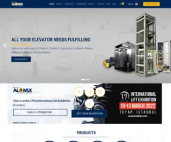 Alamex.com.tr(ALAMEX ELEVATOR) Screenshot