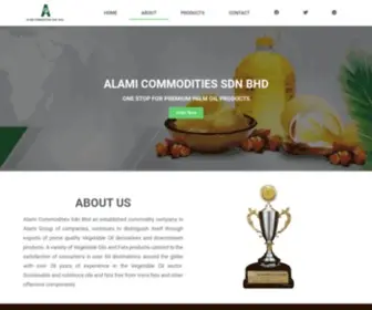 Alamigroup.com(Alami Commodities Sdn Bhd) Screenshot