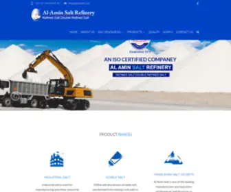 Alaminsalt.com(Al-Amin Salt Refinery) Screenshot