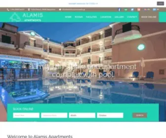 Alamis-Apartments.gr(Alamis Apartments in Tsilivi Zante Zakynthos Greece) Screenshot