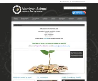 Alamiyahschool.org(Alamiyah School) Screenshot