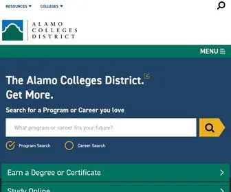 Alamo.edu(Alamo Colleges District) Screenshot