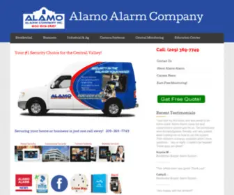 Alamoalarm.com(Alamo Alarm Company Inc) Screenshot