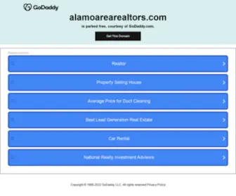 Alamoarearealtors.com(San Antonio Real Estate) Screenshot