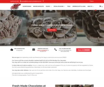 Alamocitychocolatefactory.com(Alamo City Chocolate Factory) Screenshot