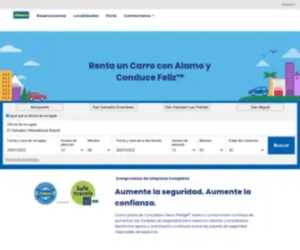 Alamoelsalvador.com(ALAMO El Salvador) Screenshot