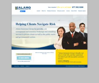 Alamoinsurance.net(Alamo Insurance Group Inc) Screenshot