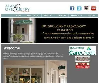 Alamooptometry.com(Alamo Optometry) Screenshot