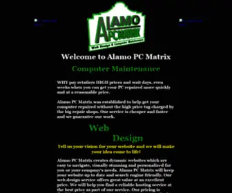 Alamopcmatrix.com(Alamo PC Matrix) Screenshot