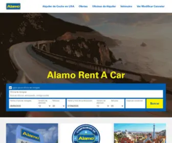 Alamorentacar.es(Alquiler de coches baratos en España) Screenshot