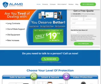 Alamosmarthome.com(Highly Rated Home Security Company In San Antonio) Screenshot