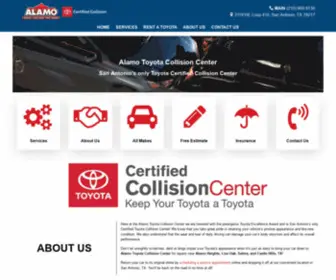 Alamotoyotacollision.com(Alamo Toyota Collision Center) Screenshot