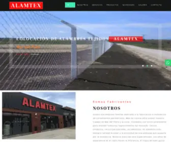 Alamtex.com(Alambrados olímpicos) Screenshot