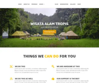 Alamtropis.com(Wisata Alam Tropis) Screenshot