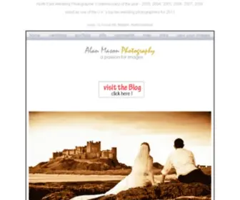 Alan-Mason.co.uk(Wedding photographer north east northumberland) Screenshot