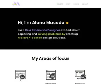 Alanamacedo.design(Alana Macedo) Screenshot