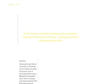 Alanandgrant.com(A People Development Company) Screenshot