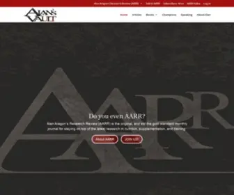 Alanaragon.com(Alan Aragon's Research Review (AARR)) Screenshot